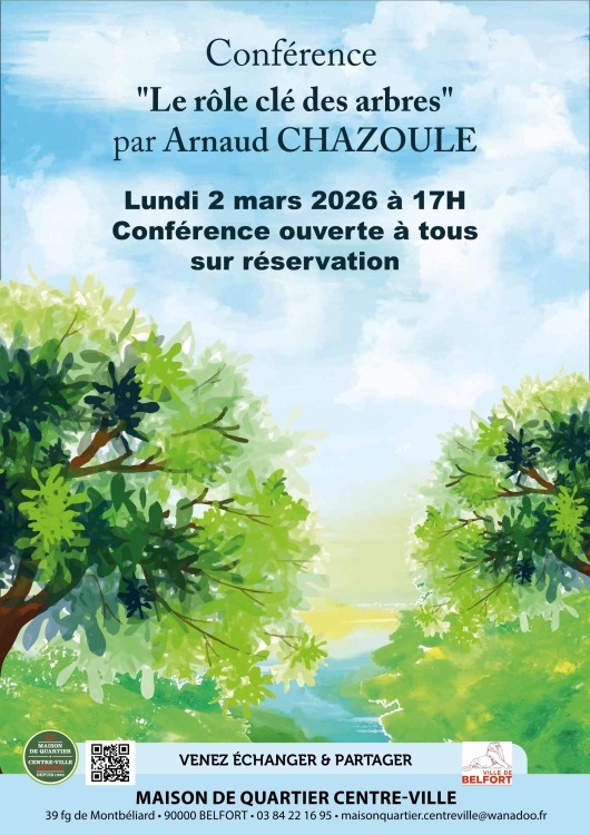 Conférence - Le rôle clé des arbres